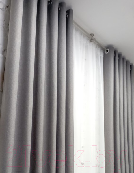 Изображение товара Штора Модный текстиль 03L1 / 112MT6670M28 (230x150, средне серый)
