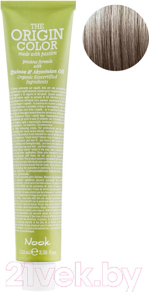 Изображение товара Крем-краска для волос Nook The Origin Color Permanent Colouring Cream 6.13 (Dark Blonde Beige)