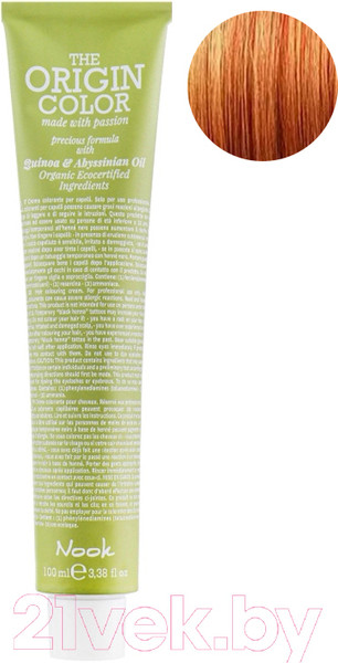 Изображение товара Крем-краска для волос Nook The Origin Color Permanent Colouring Cream 6.44 (Dark Blonde Intense Copper)
