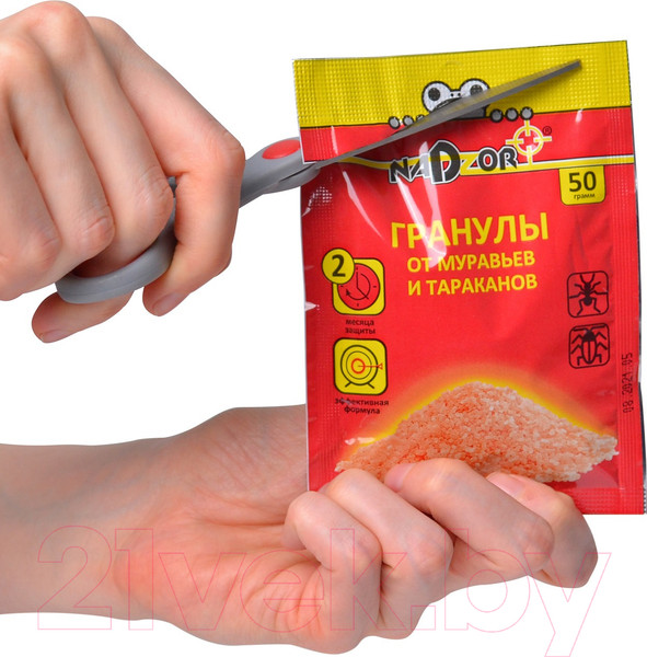 Изображение товара Гранулы от насекомых Nadzor GRAN123 от муравьев (50г)