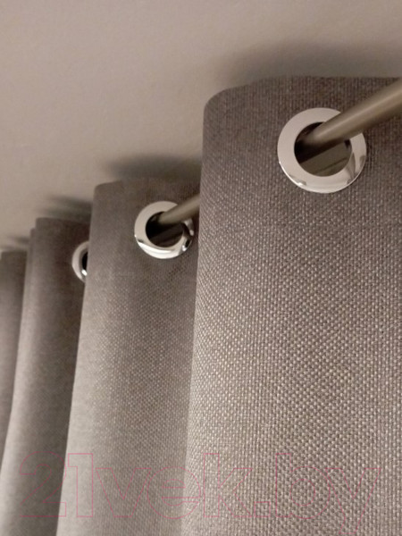 Изображение товара Штора Модный текстиль 06L1 / 112MT6670M28 (260x150, средне серый)