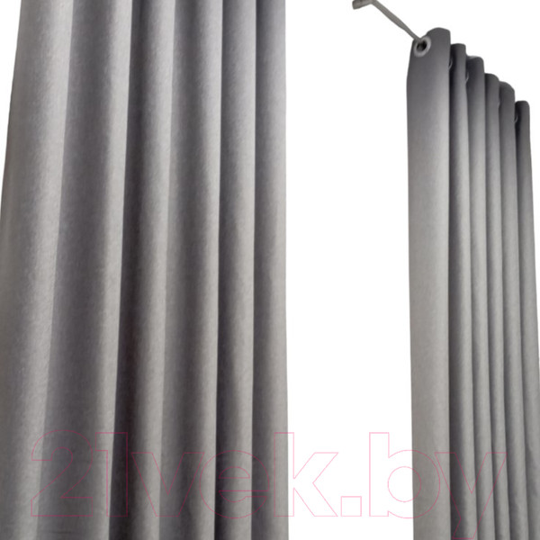 Изображение товара Штора Модный текстиль 06L1 / 112MT6670M28 (260x150, средне серый)