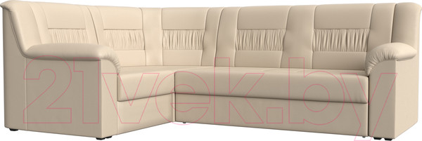Изображение товара Диван угловой Лига Диванов Карелия 343 левый (экокожа белый)