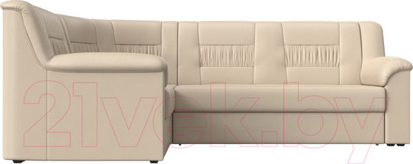 Изображение товара Диван угловой Лига Диванов Карелия 343 левый (экокожа белый)