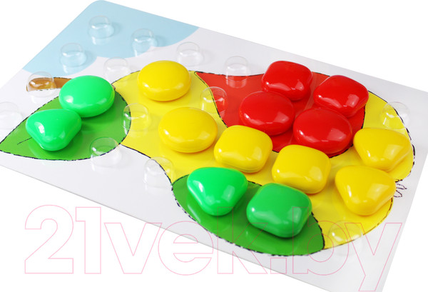 Изображение товара Развивающая игра Baby Toys Мозаика для самых маленьких. Бабочка / 03580
