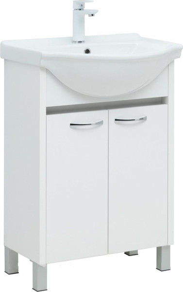 Изображение товара Тумба под умывальник Aquanet Донна 60 / 294390 (белый глянец)