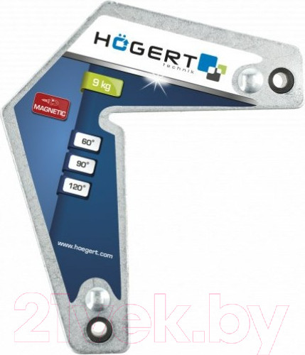 Изображение товара Магнитный фиксатор Hoegert Для сварочных работ HT3B665 (9кг)