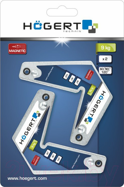 Изображение товара Магнитный фиксатор Hoegert Для сварочных работ HT3B665 (9кг)