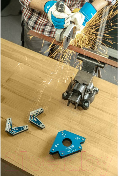 Изображение товара Магнитный фиксатор Hoegert Для сварочных работ HT3B665 (9кг)