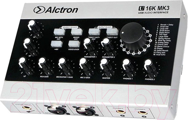 Изображение товара Аудиоинтерфейс Alctron U16K-MK3