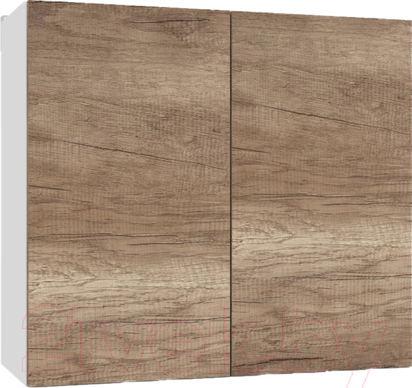 Изображение товара Шкаф навесной для кухни Интермебель Микс Топ ШНС 720-8-800 80см (дуб каньон)