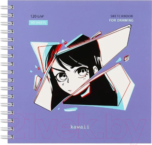 Изображение товара Скетчбук Meshu Kawaii / MS_44869 (60л)