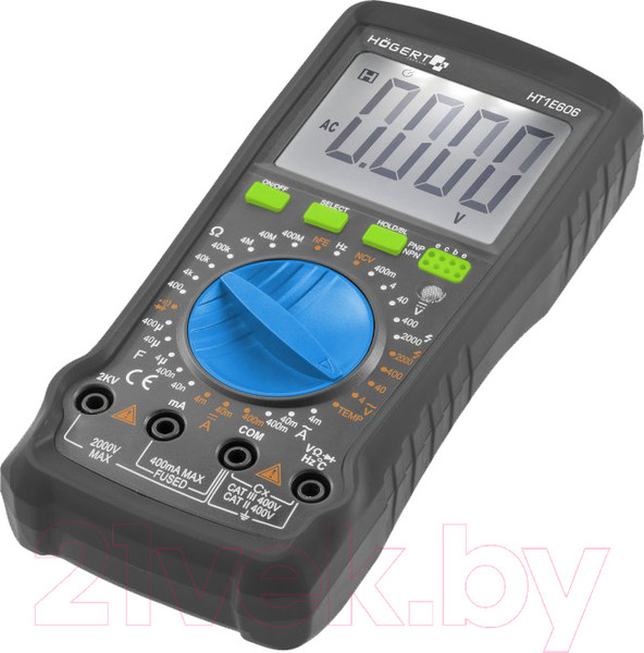 Изображение товара Мультиметр цифровой Hoegert HT1E606