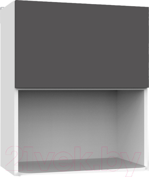 Изображение товара Шкаф навесной для кухни Интермебель Микс Топ ШН 720-17-600 60см (графит серый)