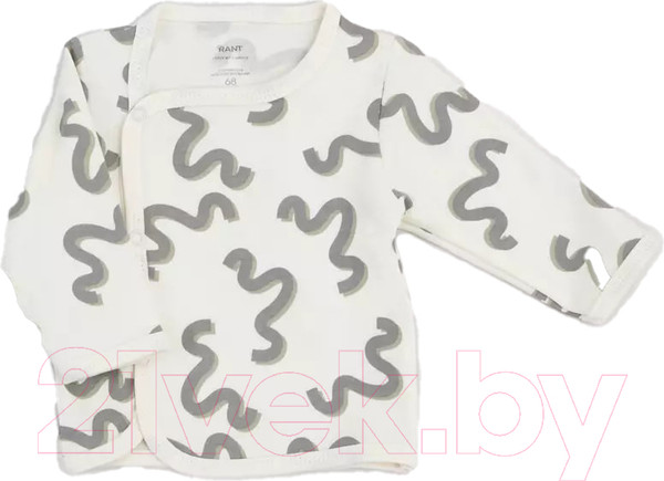 Изображение товара Распашонка Rant Hugs And Kisses / HK_PB53-74 (Pattern Beige, р.74)