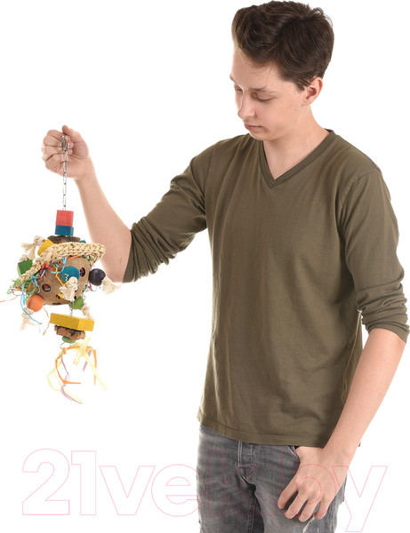 Изображение товара Игрушка для птиц Happy Bird Кокосовая чашка / H75092