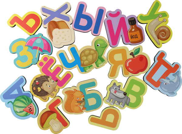 Изображение товара Развивающая игра Baby Toys Wood Азбука деревянная в картинках / 02996
