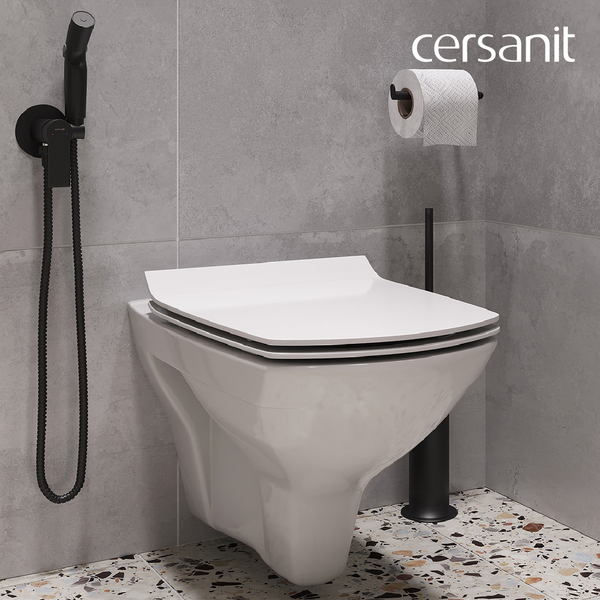 Изображение товара Унитаз подвесной с инсталляцией Cersanit Carina XL CO DPL EO / 64122