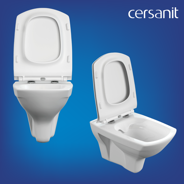 Изображение товара Унитаз подвесной с инсталляцией Cersanit Carina XL CO DPL EO / 64122