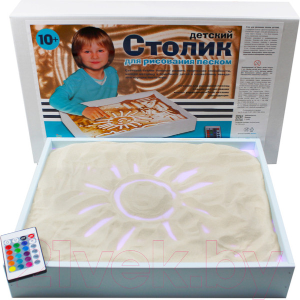 Изображение товара Столик для рисования Десятое королевство Для рисования песком / 03837