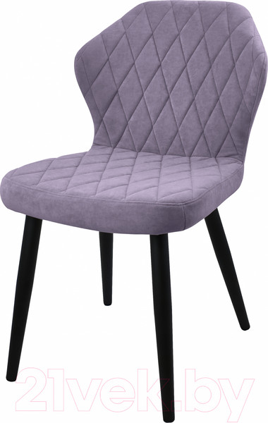 Изображение товара Стул Гальваник Бергамо (эмаль черный муар/Catania Lavender)