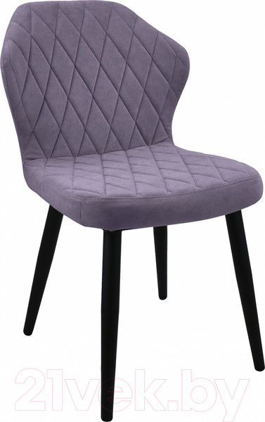 Изображение товара Стул Гальваник Бергамо (эмаль черный муар/Catania Lavender)