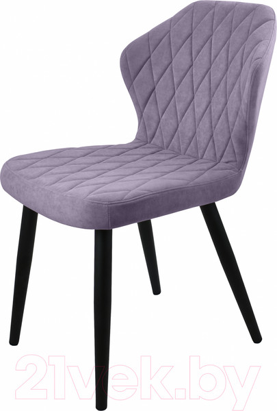 Изображение товара Стул Гальваник Бергамо (эмаль черный муар/Catania Lavender)