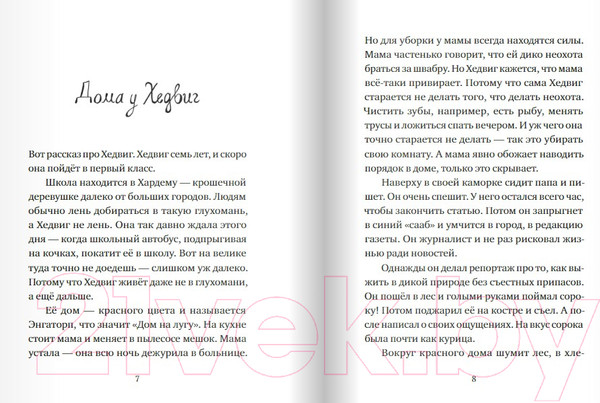 Изображение товара Книга Издательство Самокат Хедвиг наконец-то идет в школу! (Нильсон Ф.)