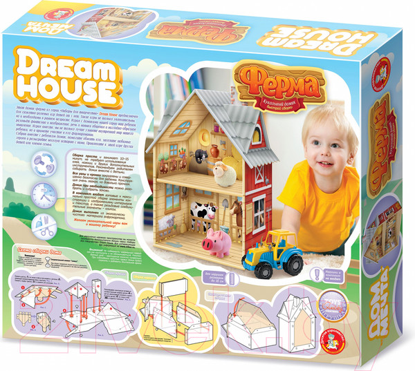 Изображение товара Кукольный домик Десятое королевство Dream House Ферма / 04713