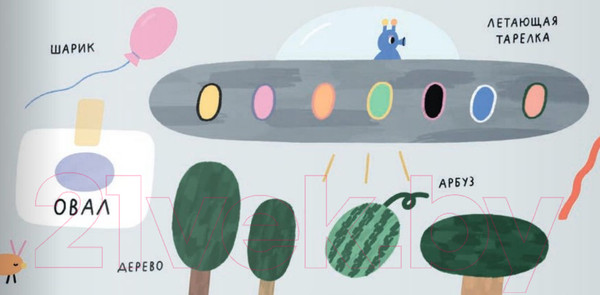 Изображение товара Развивающая книга Издательство Самокат Формы. Город (Югай Н.)