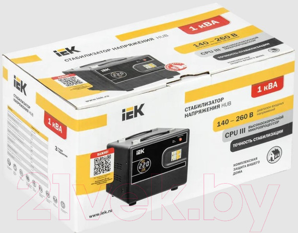Изображение товара Стабилизатор напряжения IEK IVS21-1-001-13