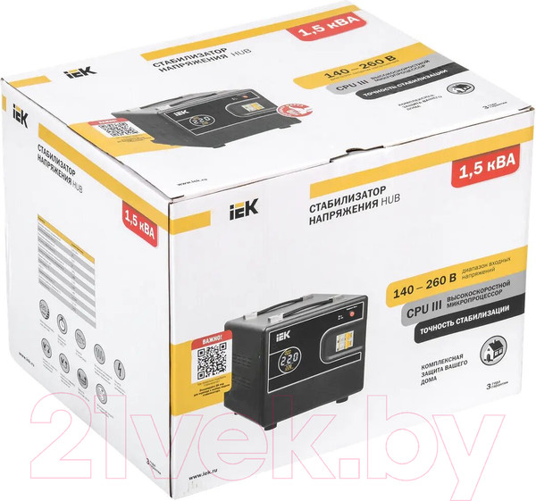 Изображение товара Стабилизатор напряжения IEK IVS21-1-D15-13