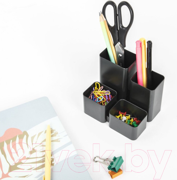 Изображение товара Органайзер настольный Brauberg Compact / 238102 (черный)