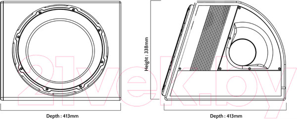 Изображение товара Корпусной активный сабвуфер EDGE EDB12A-E0