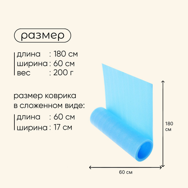 Изображение товара Туристический коврик Maclay 784939