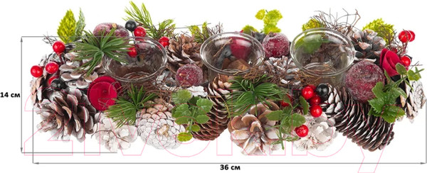 Изображение товара Набор подсвечников Elan Gallery Снежная фантазия / 450096