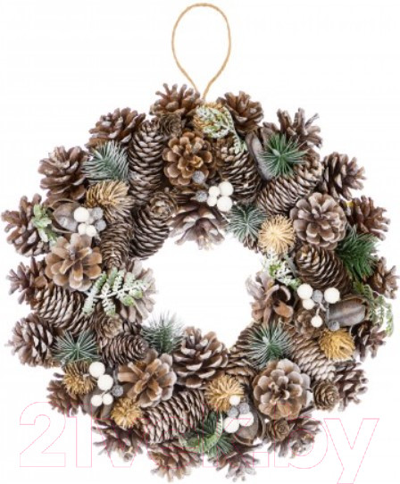 Изображение товара Венок Elan Gallery Снежный лес / 450116
