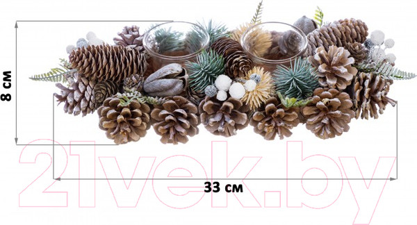 Изображение товара Набор подсвечников Elan Gallery Снежный лес / 450119