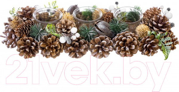 Изображение товара Набор подсвечников Elan Gallery Снежный лес / 450120