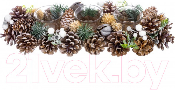 Изображение товара Набор подсвечников Elan Gallery Снежный лес / 450120