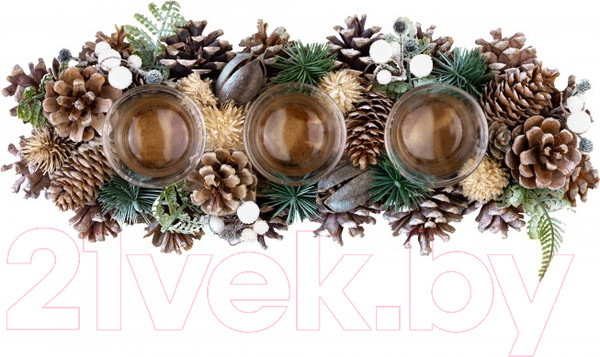 Изображение товара Набор подсвечников Elan Gallery Снежный лес / 450120