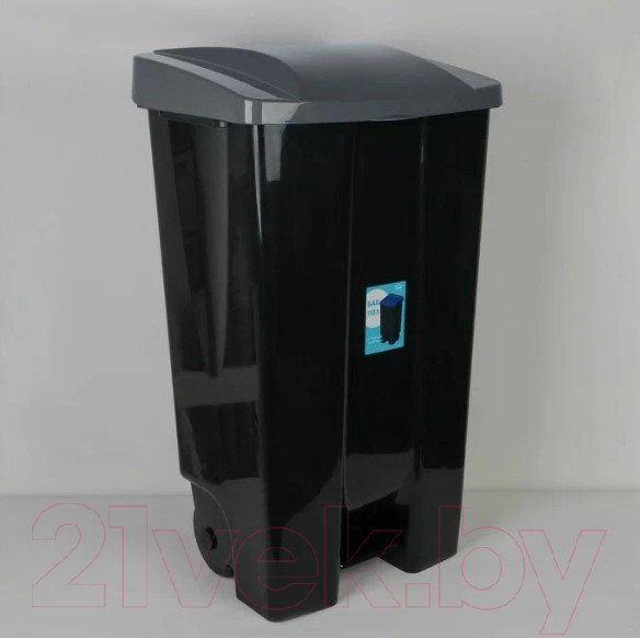 Изображение товара Контейнер для мусора Idea М2395 (110л, серый)