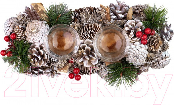 Изображение товара Набор подсвечников Elan Gallery Зимняя вишня / 450130