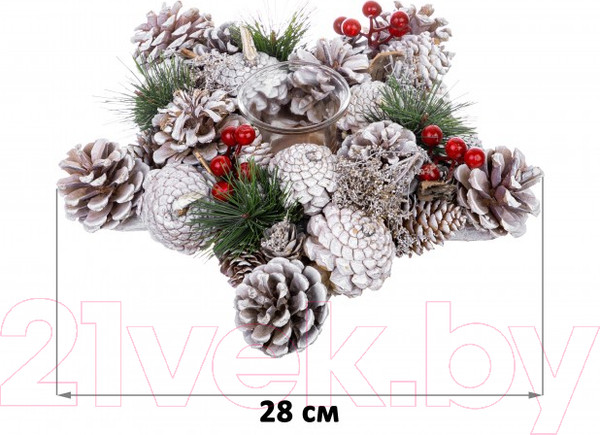 Изображение товара Подсвечник Elan Gallery Зимняя вишня / 450132