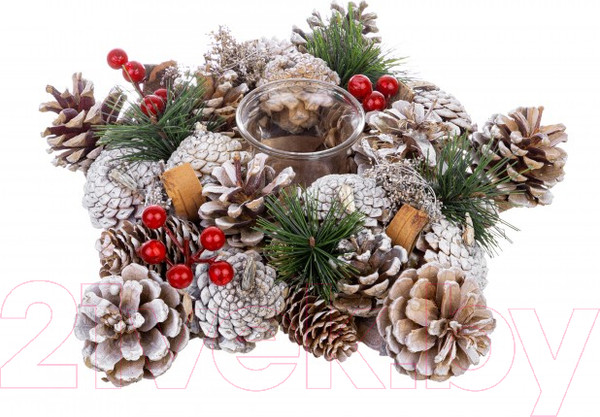 Изображение товара Подсвечник Elan Gallery Зимняя вишня / 450132