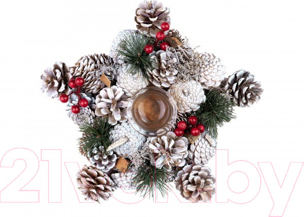 Изображение товара Подсвечник Elan Gallery Зимняя вишня / 450132