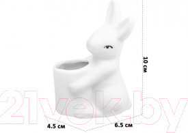 Изображение товара Держатель для зубочисток Elan Gallery Кролик-зайчик с зубочистками / 950205