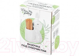 Изображение товара Держатель для зубочисток Elan Gallery Кролик-зайка с зубочистками / 950206