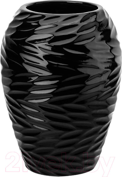 Изображение товара Ваза Elan Gallery Листья Ивы / 350128 (черный)