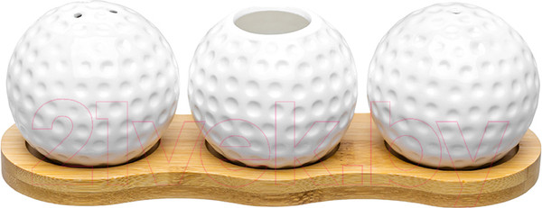 Изображение товара Набор для специй Elan Gallery Сфера с держателем для зубочисток / 540089